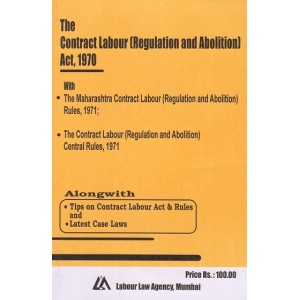 Labour Law Agency's Contract Labour (Regulation and Abolition) Act, 1970 | S. L. Dwivedi | Bare Act 